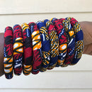 African Print Bangle Bracelets - Afrilege