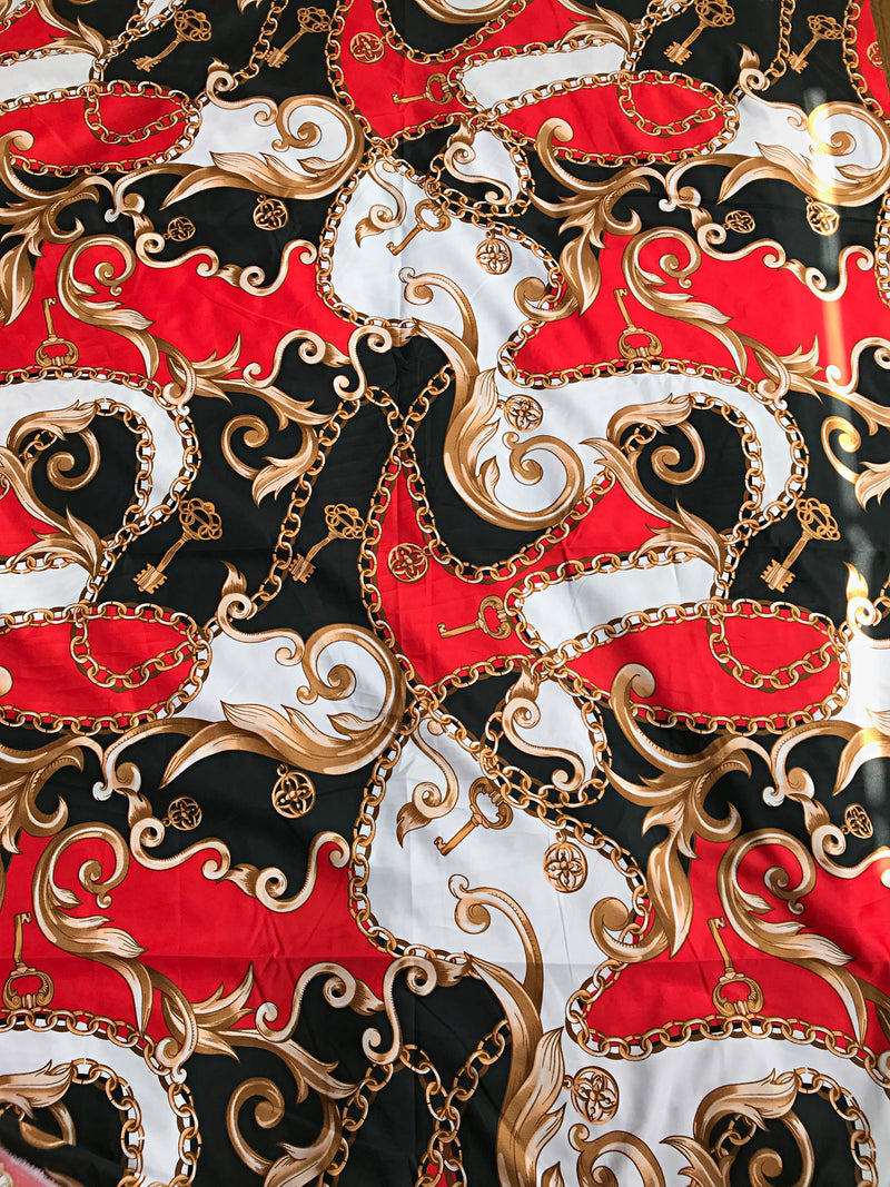 Lucious Satin Silk print fabric - Afrilege