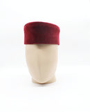 Bordeaux velvet African Kufi hat for men - Afrilege