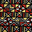 Satin Silk Mudcloth print fabric - Afrilege
