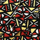 Satin Silk Mudcloth print fabric - Afrilege