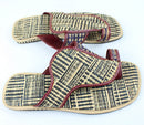 African Handmade Raffia Fibers Men's Sandals - Afrilege