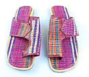 African Handmade Raffia Fibers Men's Sandals - Afrilege