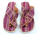 African Handmade Raffia Fibers Men's Sandals - Afrilege