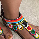 African Maasai Beads Women's Sandals - Afrilege