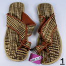 African Raffia Fibers Men's Sandals SIZE 11.5 - Afrilege