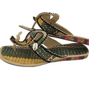 African Raffia Fibers Women's Sandals SIZE 8.5 - Afrilege