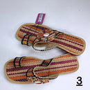 African Raffia Fibers Women's Sandals SIZE 8.5 - Afrilege
