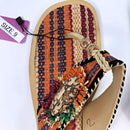 African Raffia Fibers Women's Sandals SIZE 9 - Afrilege