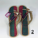 African Raffia Fibers Women's Sandals SIZE 9 - Afrilege