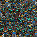 Seun Satin Silk African print fabric - Afrilege