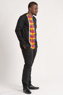 Aruna Long Sleeves African Print Men Shirt - Afrilege