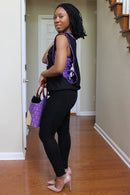 Nina Unisex African Print Tank Shirt - Afrilege