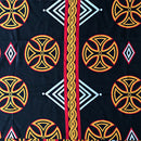 Satin Silk Toghu Bamenda African print fabric - Afrilege