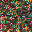 Satin Silk Kente print fabric - Afrilege