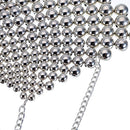 Egyptian Inspired Maxi Choker Necklace (Silver) - Afrilege