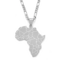 Africa map Pendant necklace - Afrilege