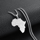 Africa map Pendant necklace - Afrilege
