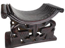 Bamileke Bamoun Wood Carved Stool - Afrilege