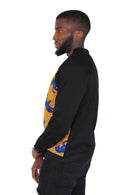 Ajani African Print Men's Sweatshirt - Afrilege