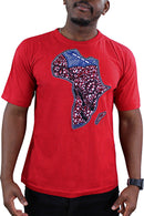 Red Africa Men T-shirt - Afrilege