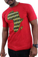 Red Africa Men T-shirt - Afrilege