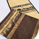 African Safari African Print table runners (Brown) - Afrilege