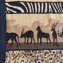 African Safari African Print table runners (Brown) - Afrilege