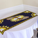 Morowa African Print table runners ( Navy / Gold) - Afrilege