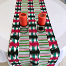 Penina African Print table runners ( Navy / Gold) - Afrilege