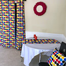 Penina African Print table runners ( Navy / Gold) - Afrilege