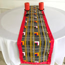 Zarah African Print table runners (Red/ Black) - Afrilege