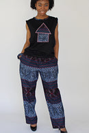 Bami Unisex African Print Tank Shirt - Afrilege