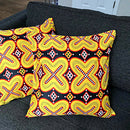 Toghu African Print Decorative Pillow cushions - Afrilege