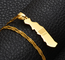 Togo Map Pendant Necklace - Afrilege