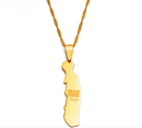 Togo Map Pendant Necklace - Afrilege