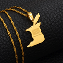 Trinidad Map Pendant Necklace - Afrilege