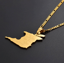 Trinidad Map Pendant Necklace - Afrilege