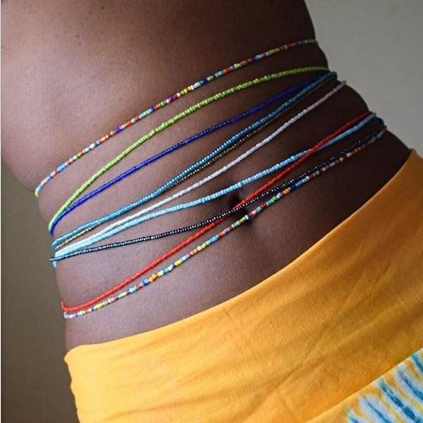 African Waist beads / body chain / belly chain - Afrilege