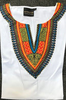 White African Dashiki Men T-shirt - Afrilege