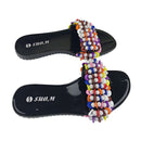 Colorful Beads Women African Sandals US 9.5 / EU 41 - Afrilege
