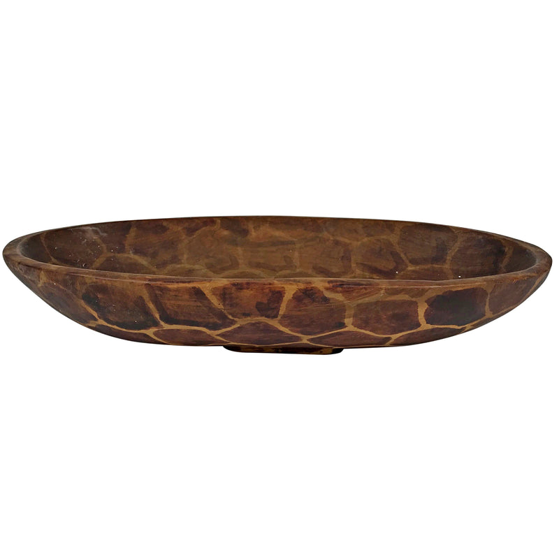 African Muhuhu Wood Carved Tray - Afrilege