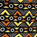 Bisi Satin Silk Mudcloth print fabric - Afrilege